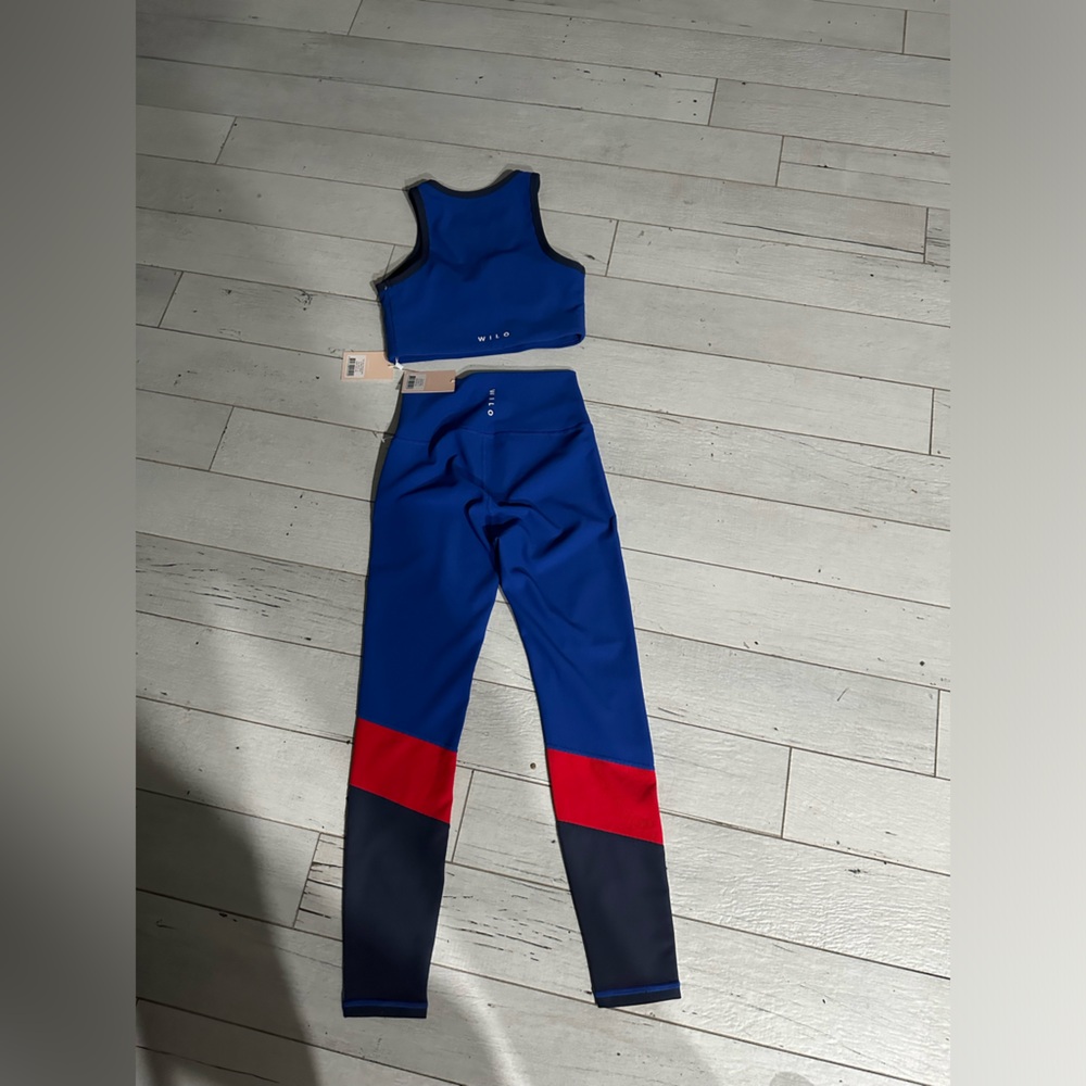 New Will set top and leggings size S color multi